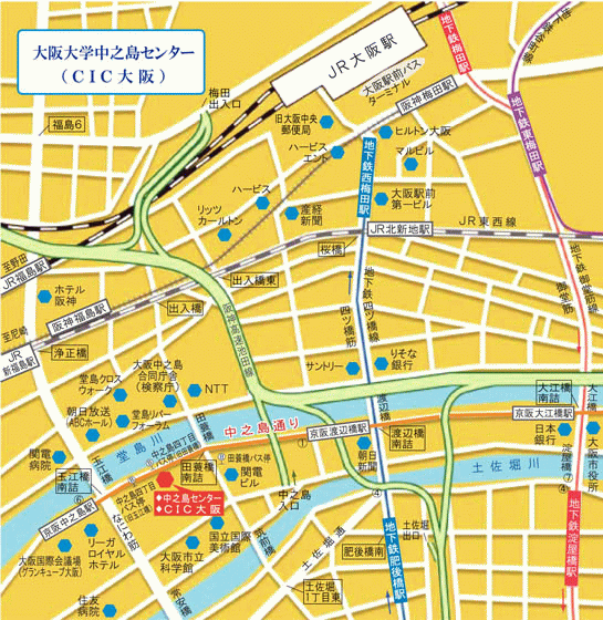 大阪大学アクセスマップ